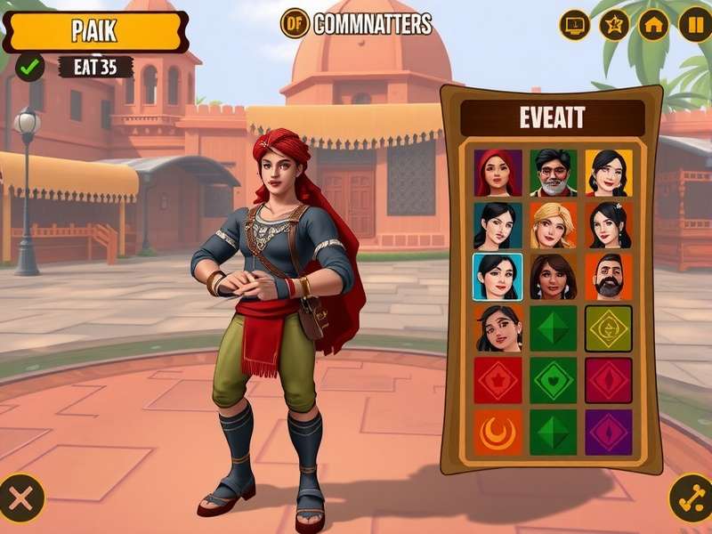 Masala Marauders character customization screen